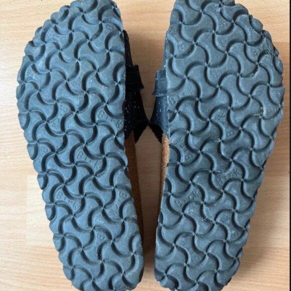 Birkenstock Papillio Carmen Sandals – Black Silver Splash – Size 6 US (EU 36) - Picture 9 of 11